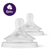 Philips Avent - Philips Avent Natural Response Silicone Nipples Flow 6 6m+ 2pcs - Mari Kali Stores Cyprus